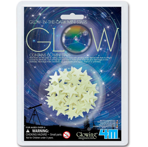 4m Glow Mini Stars (60 pcs)