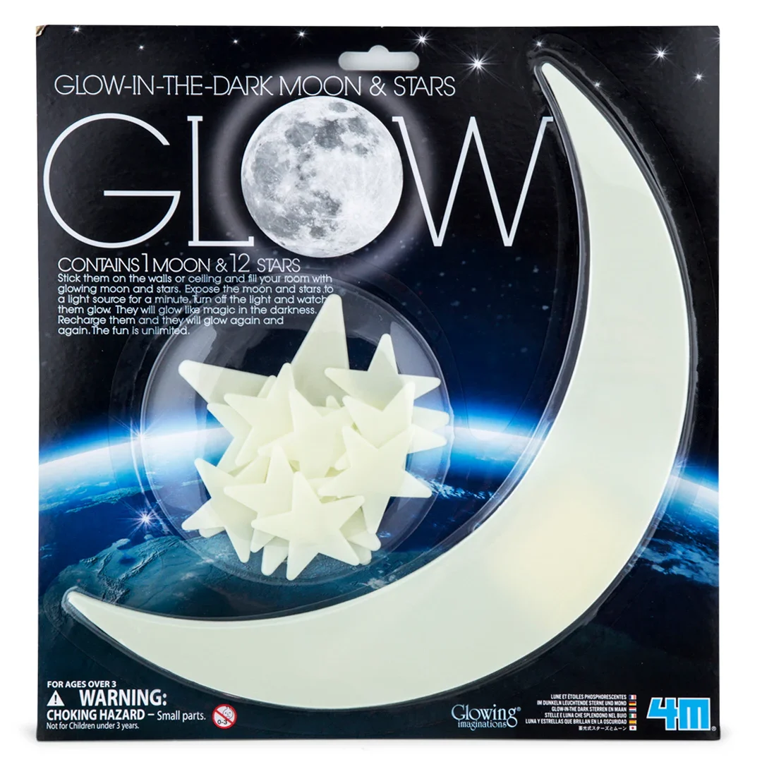 4M glow in the dark moon and stars