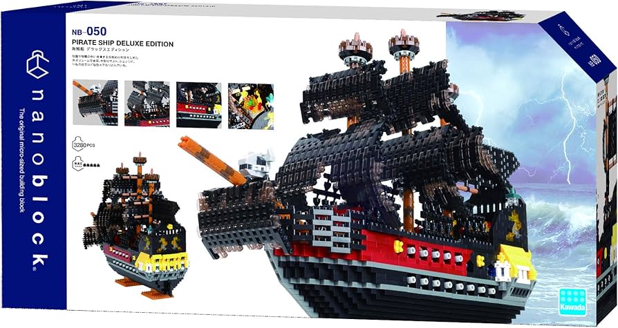 NANOBLOCK NB-050 PIRATE SHIP DELUXE EDITION (1)