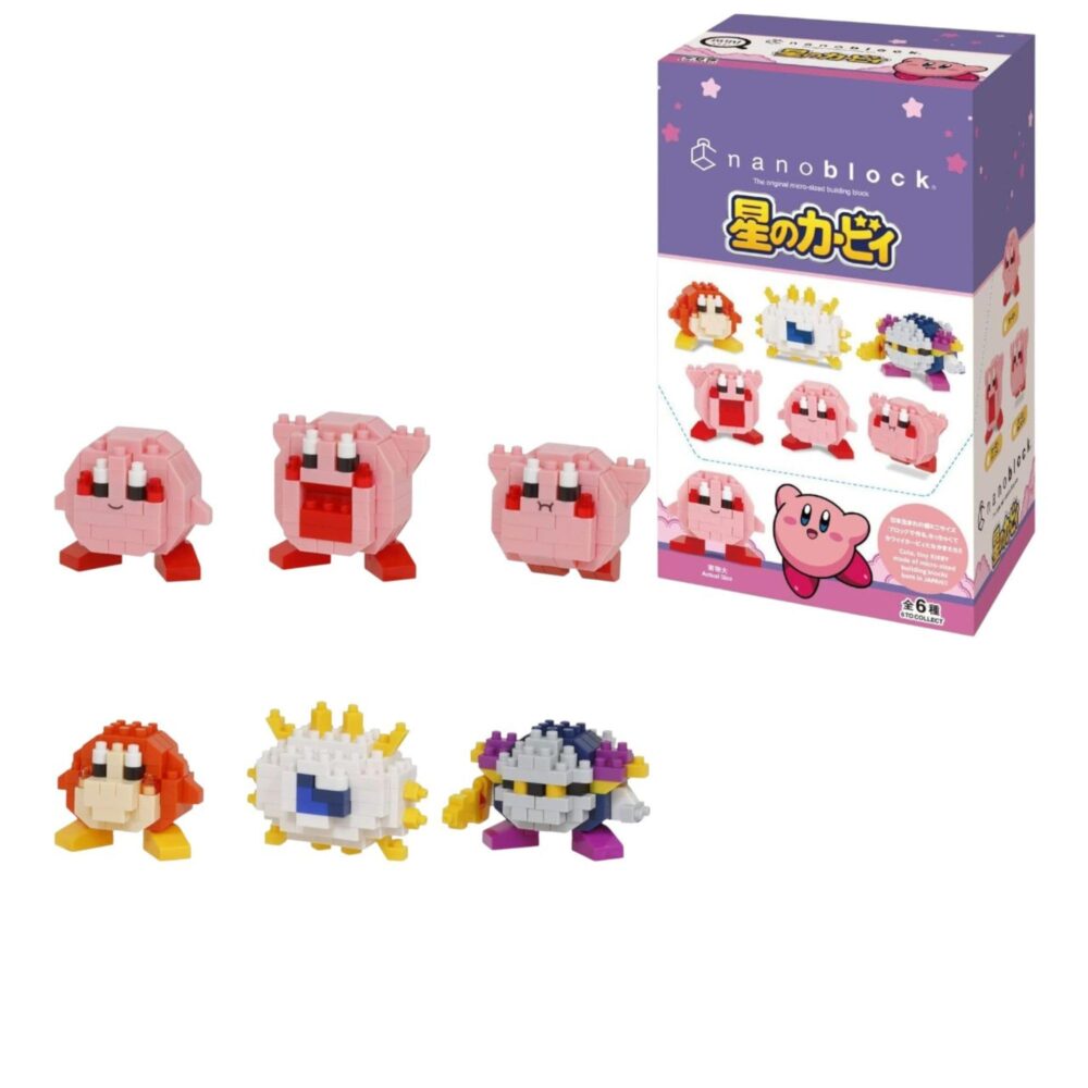 Nanoblock NBMC-29 Mininano Kirby (6 random design packs in 1 Box)