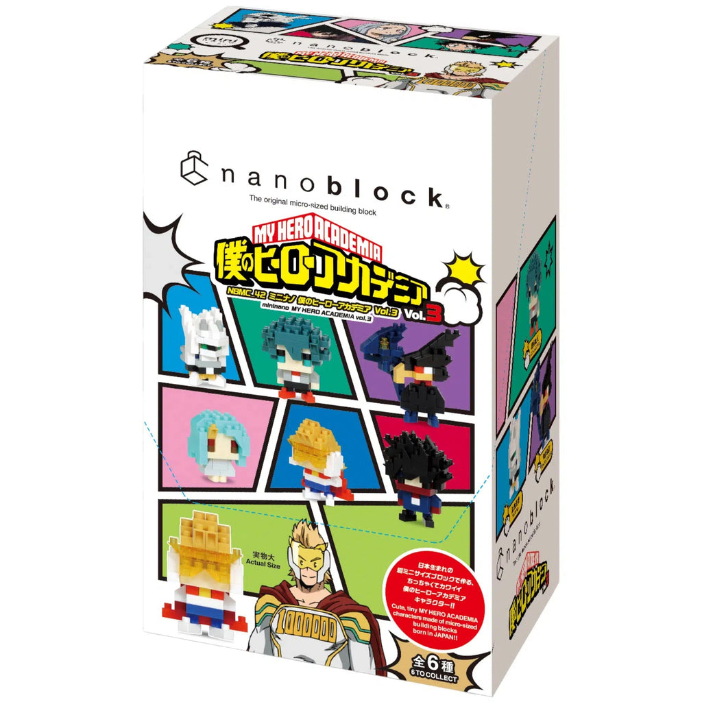 Nanoblock NBMC-42 My Hero Academia Vol.3 (6 random design packs in 1 Box)
