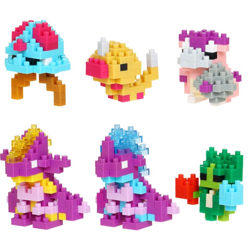 Nanoblock NBMC-43 Pokémon Type: POISON (6 random design packs in 1 Box )