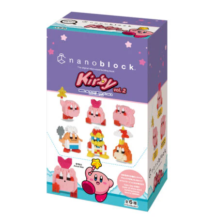 Nanoblock NBMC-46 Kirby Vol.2 (6 random design packs in 1 Box)