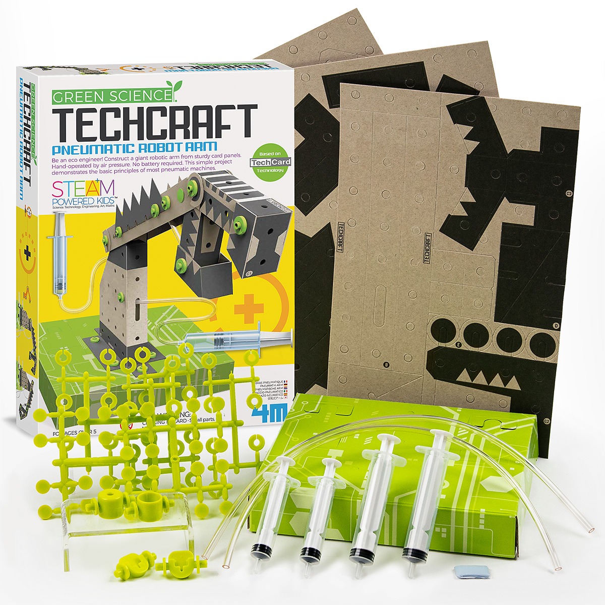 4M-3443 4M Green Science – Techcraft Pneumatic Robot Arm (1)