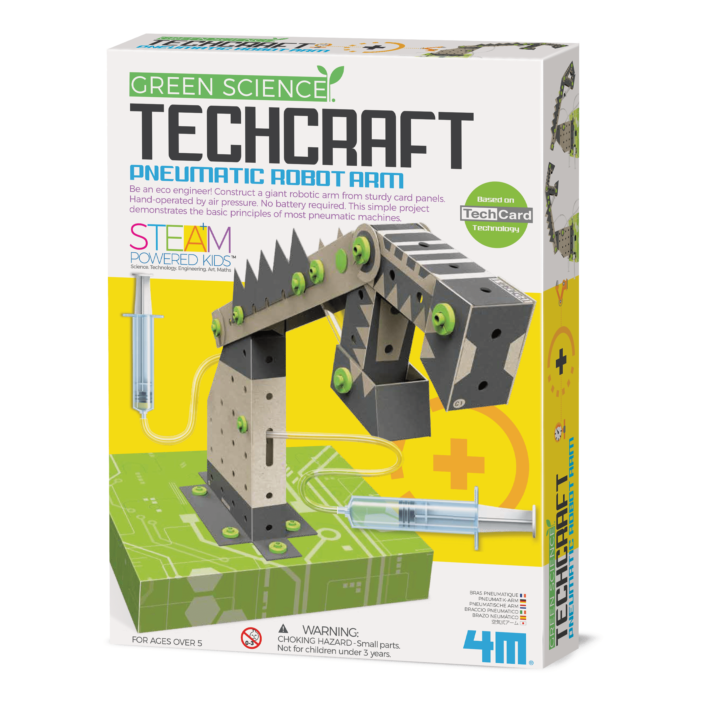 4M-3443 4M Green Science – Techcraft Pneumatic Robot Arm