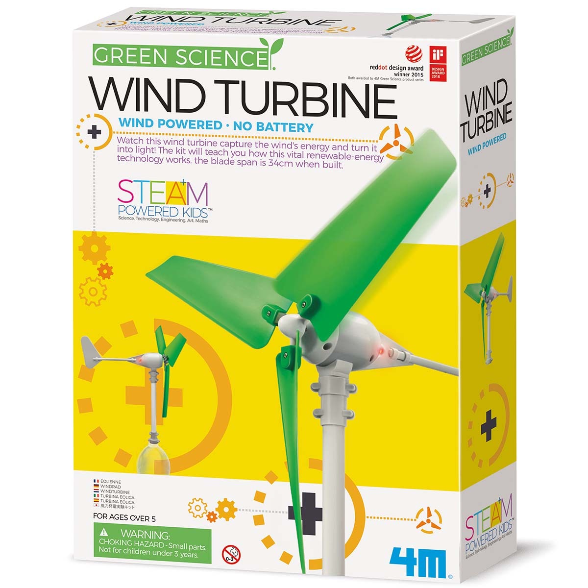 4M-3378 4M Green Science – Build Your Wind Turbine