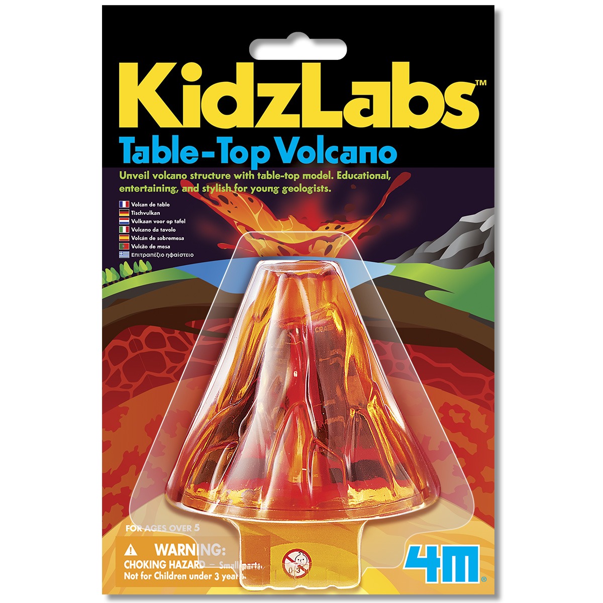 4M-3465 4M KidzLabs – Table-Top Volcano
