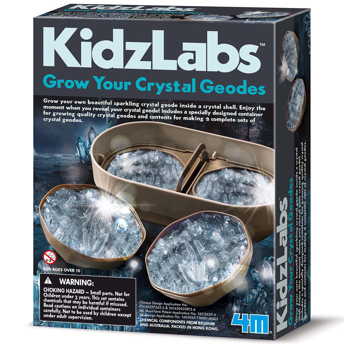 4M-3919 4M KidzLabs – Crystal Geodes Growing
