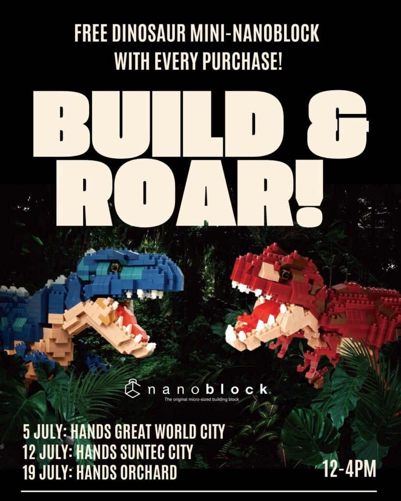 nanoblock Build and Roar Workshop