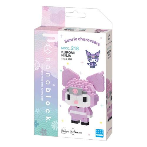 nanoblock Sanrio Kuromi Ninja NBCC-218 (1)