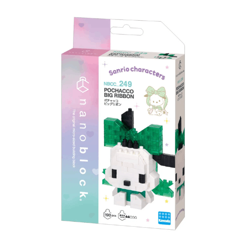 nanoblock Sanrio Pochacco Big Ribbon NBCC-249 (1)